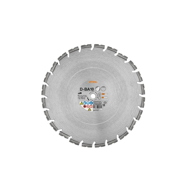 Disc de debitat diamantat, beton/asfalt, D-BA10, 350mm/14