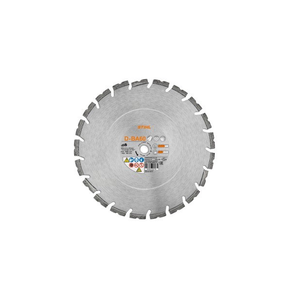 Disc de debitat diamantat, beton/asfalt, D-BA60, 350mm/14